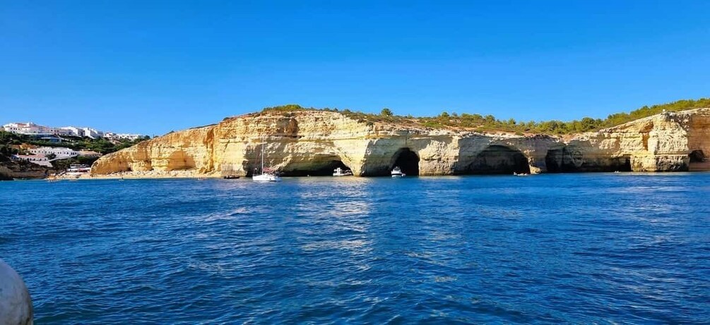 Picture 1 for Activity Portimão: Benagil Caves and Coast Boat Tour with Swim Stop