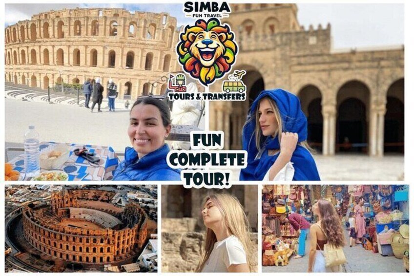 Fun VIP Tour: El Jem, Kairouan, Monastir/Sousse (PICKUP ALL City)