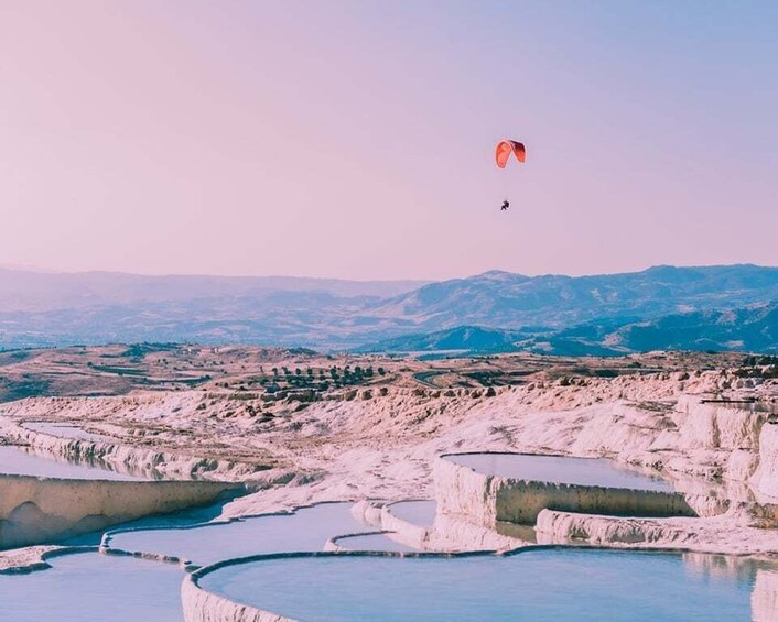 Picture 5 for Activity Pamukkale: Tandem Paragliding with Ancient Hierapolis Views