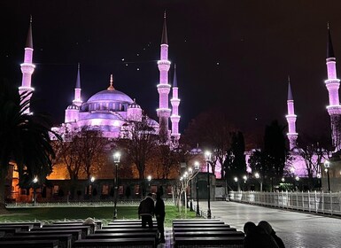 Istanbul bei Nacht Private geführte Stadtrundfahrt Halcyon