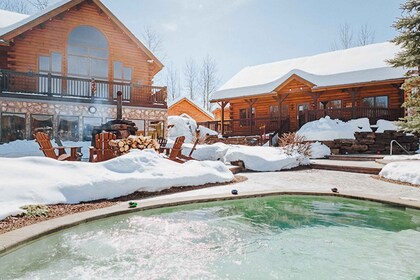 De Montréal : Excursion d’une journée Natur’Eau Spa avec billet d’entrée