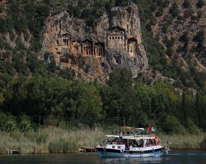 Picture 8 for Activity From Fethiye: Dalyan Day Trip with Mud Bath and Turtle Beach