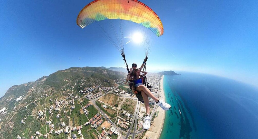 From Antalya/Alanya: Paragliding with Optional Hotel Pickup