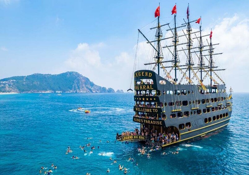 From City of Side and Alanya: Legends and Pirates Yacht Tour