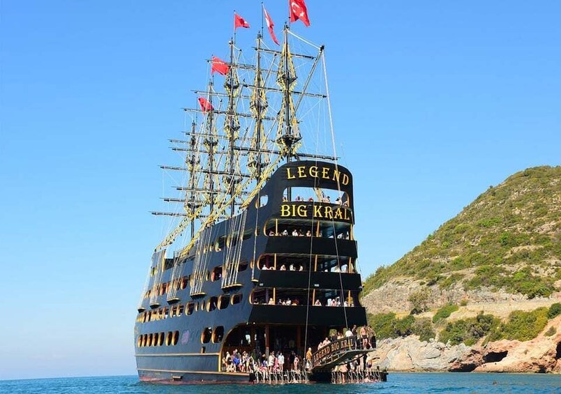 Picture 13 for Activity From City of Side and Alanya: Legends and Pirates Yacht Tour