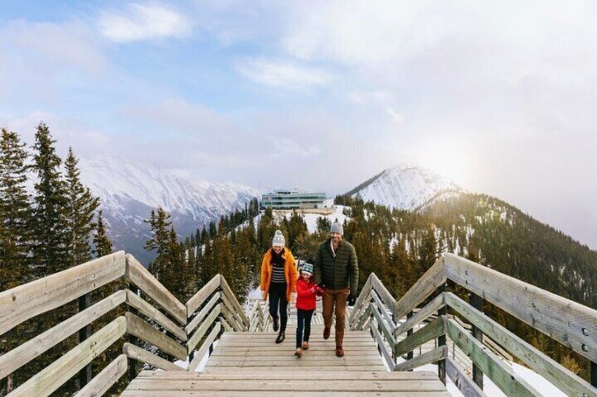 Day trip to Winter Banff, Gondola,Basin and Cave,Lake Minnewanka