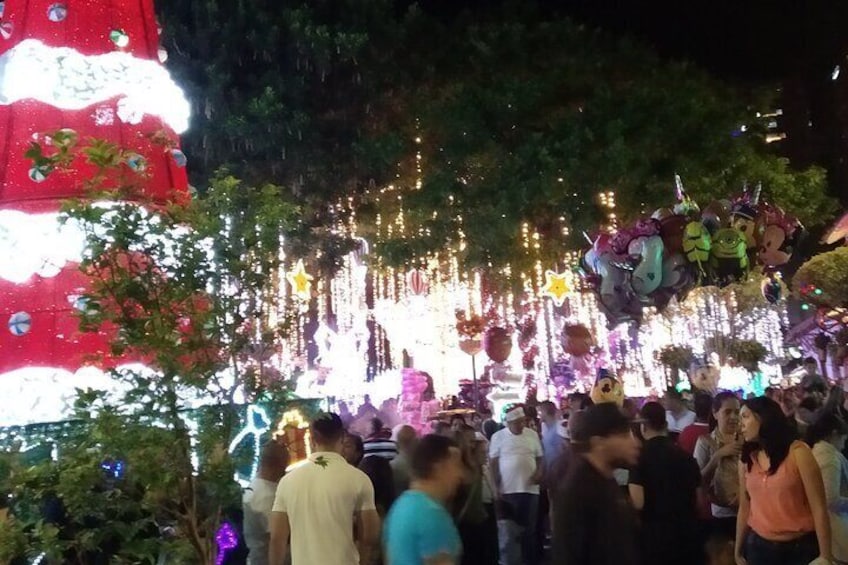Medellin Christmas lights