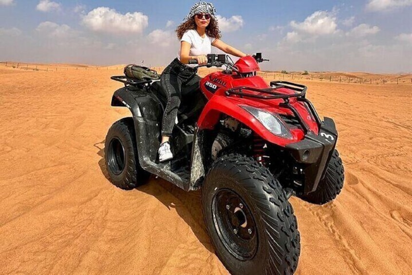 Red Dune Desert Safari Dubai with 1-Seater Quad Bike 30 Minutes