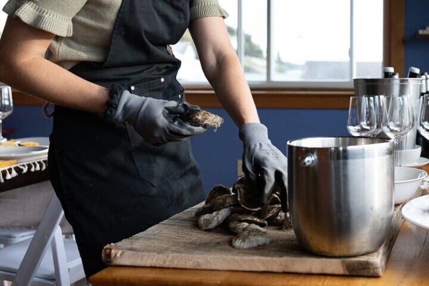 Maine Oyster Tasting from 3 Farms in the MidCoast