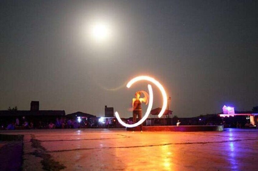 Fire Show in Dubai Desert