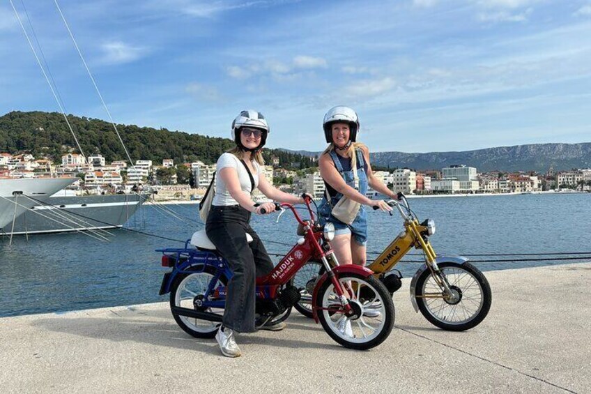  Back to the 80s Unique Vintage Tomos Moped Tour Split