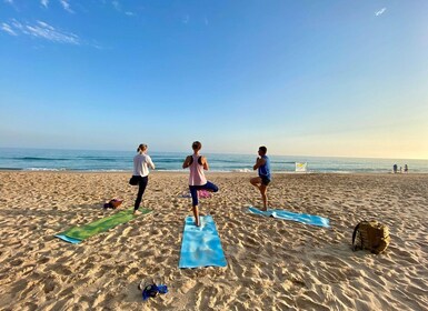 Morning Beach Yoga in Lagos by el Sol Lifestyle