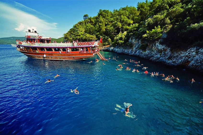 Picture 5 for Activity Marmaris: Boat Trip with Unlimited Drinks and BBQ Lunch