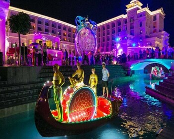 From Antalya: Land of Legends Transfer and Boat Parade Show