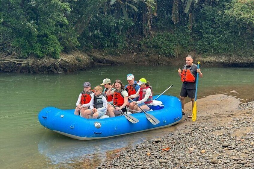 Safari by Raft in Peñas Blancas River 