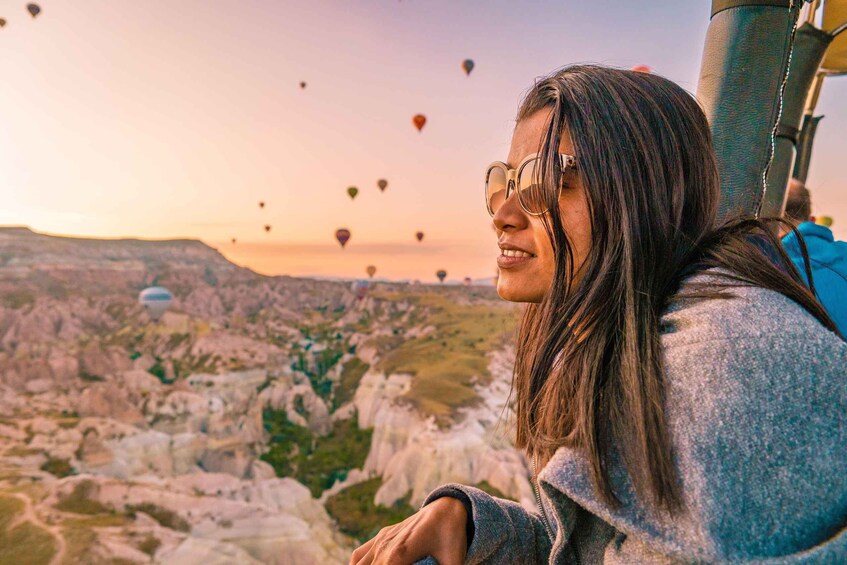 PRIVATE: Sunrise Hot Air Balloon Tour by Plane from Istanbul