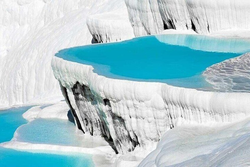 Full-Day Tour in Salda Lake and Pamukkale from Side