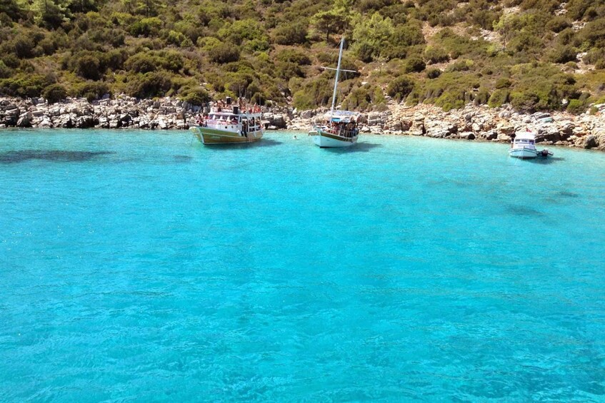 Picture 5 for Activity Bodrum: Orak Island Boat Tour with Swim Stops and Lunch