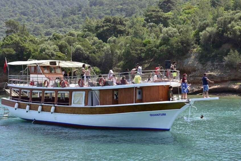 Picture 3 for Activity Bodrum: Orak Island Boat Tour with Swim Stops and Lunch