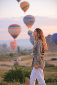 Cappadocia Photo Session with flying dress in Goreme