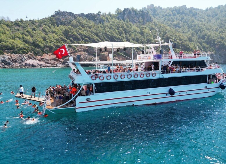 Picture 8 for Activity From Alanya: Boat Tour with Unlimited Soft Drinks and Lunch