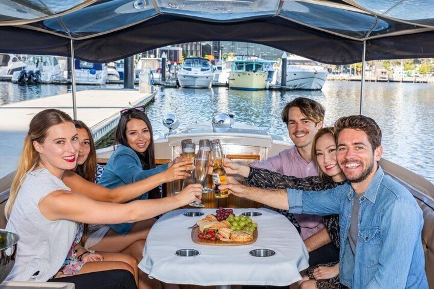 Luxury Private 90min Wine and Cheese Yarra River Cruise
