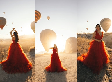 Cappadocia: Photo Shooting With Flying Dresses