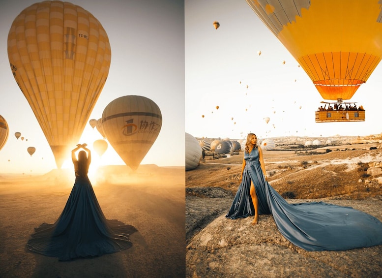 Picture 15 for Activity Cappadocia: Photo Shooting With Flying Dresses