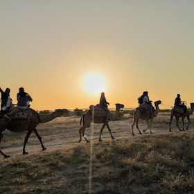 Kappadokien: Kamelritt bei Sonnenuntergang oder Sonnenaufgang mit Panoramab...