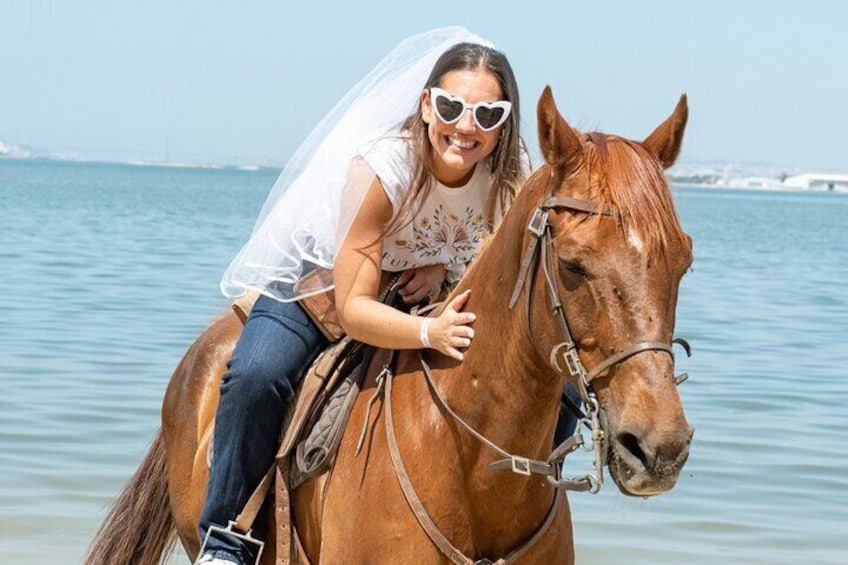 Private Bachelorette Party with Horseback Riding on the Beach