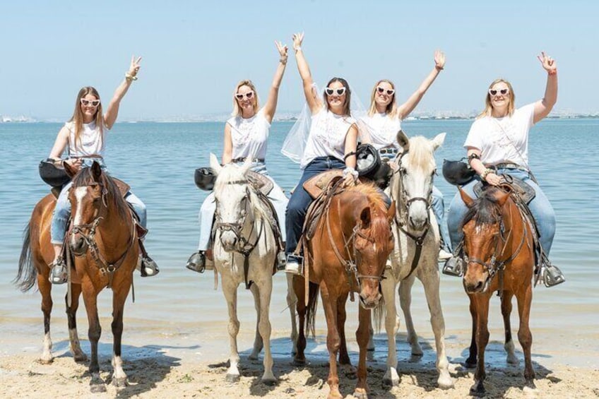 Private Bachelorette Party with Horseback Riding on the Beach