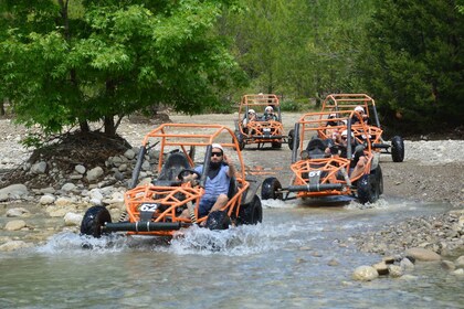 From Belek: Fully Combo Zipline, Quad Safari, Rafting, Lunch