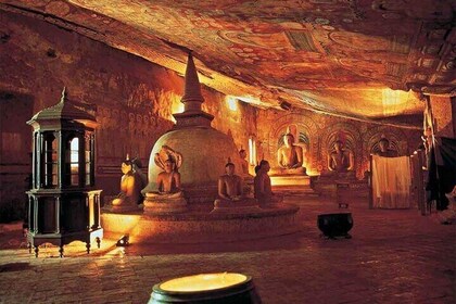 Private Tour to Dambulla and Sigiriya from Kandy in a A/C Car