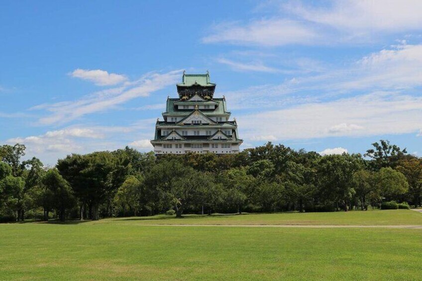 Purchase a ticket to enter the historic Osaka Castle, a 430-year old edifice in Osaka