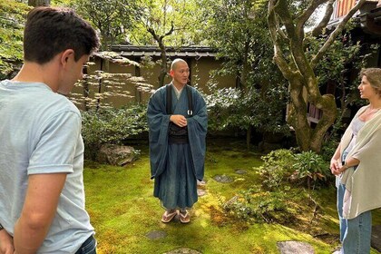 Zen meditation with private monk