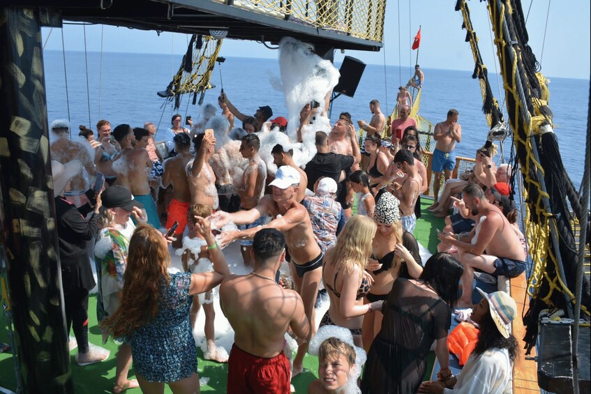 Picture 2 for Activity Alanya: Pirate Boat Tour w/ BBQ & Foam Party