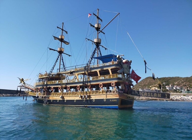 Picture 4 for Activity Alanya: Pirate Boat Tour w/ BBQ & Foam Party