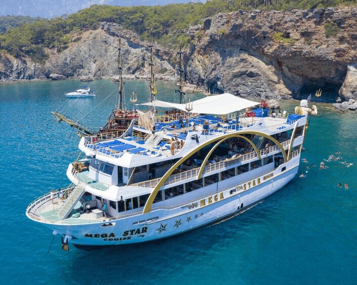 Picture 1 for Activity Antalya & Kemer: Megastar Catamaran Cruise With Foam Party