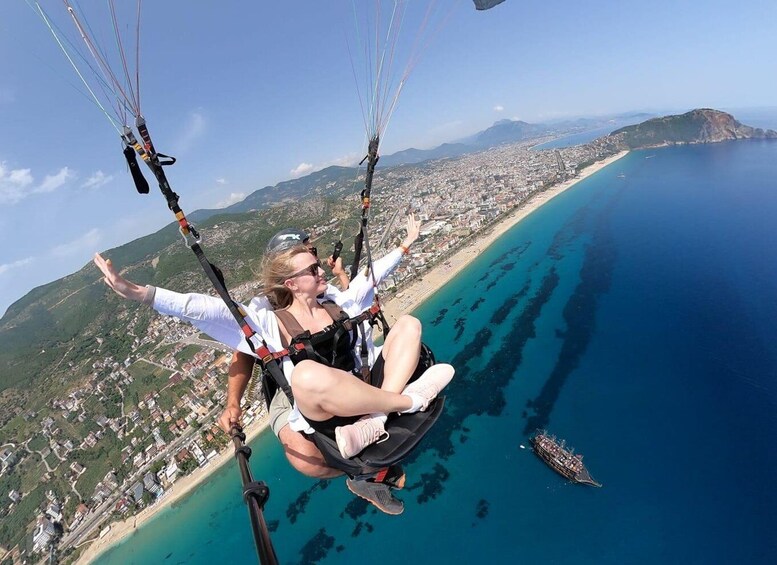 Picture 5 for Activity Alanya: Tandem Paragliding Flight to Cleopatra Beach