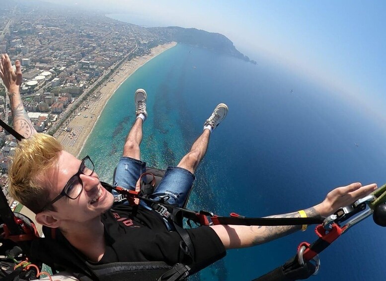 Picture 7 for Activity Alanya: Tandem Paragliding Flight to Cleopatra Beach