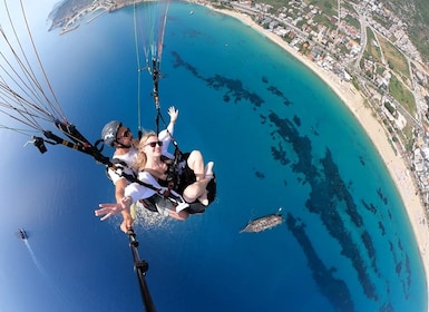 Alanya : Vol de parapente en tandem vers la plage de Cléopâtre