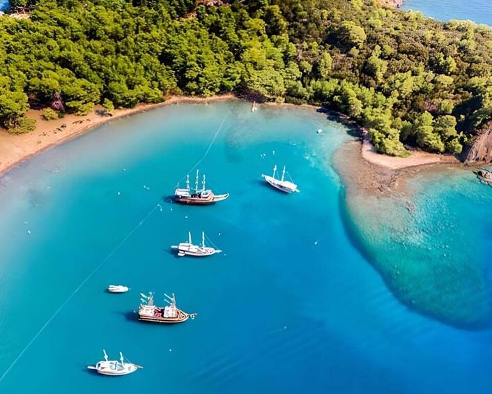 Picture 2 for Activity Antalya/Kemer: Phaselis Yacht Trip for Families and Couples