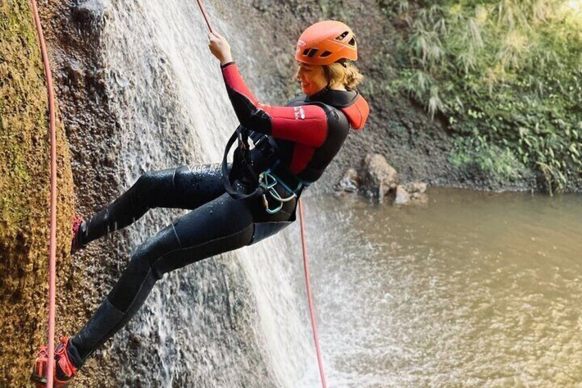 Canyoning Experience Level I Beginners in Ribeira das Cales