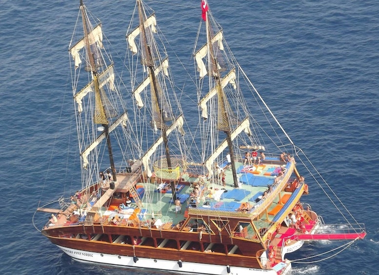 Picture 22 for Activity Alanya: Catamaran Boat Trip with Sunbathing and Swimming