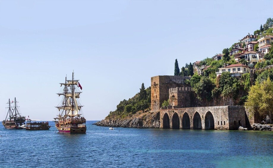 Picture 3 for Activity Alanya: Pirate Boat Trip with Meal, Drinks and Pickup Option