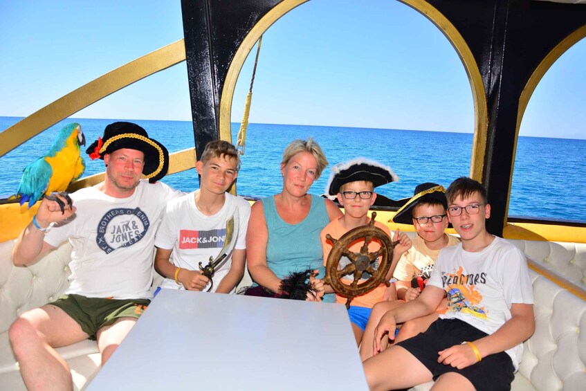 Picture 5 for Activity Alanya: Pirate Boat Trip with Meal, Drinks and Pickup Option