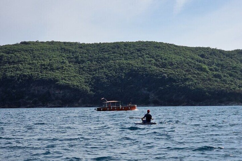 Kayak Tour from Becici to Sveti Nikola island 