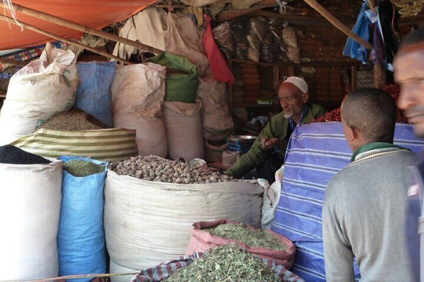 Merchant selling spices