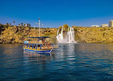 Antalya: Duden Waterfall Relax Boat Trip with Lunch