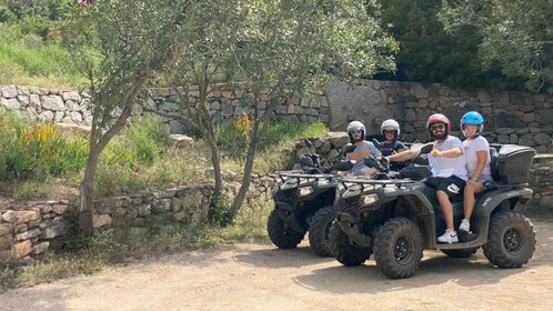 From Tortolì: quad bike tour of the Golgo Plateau in Baunei